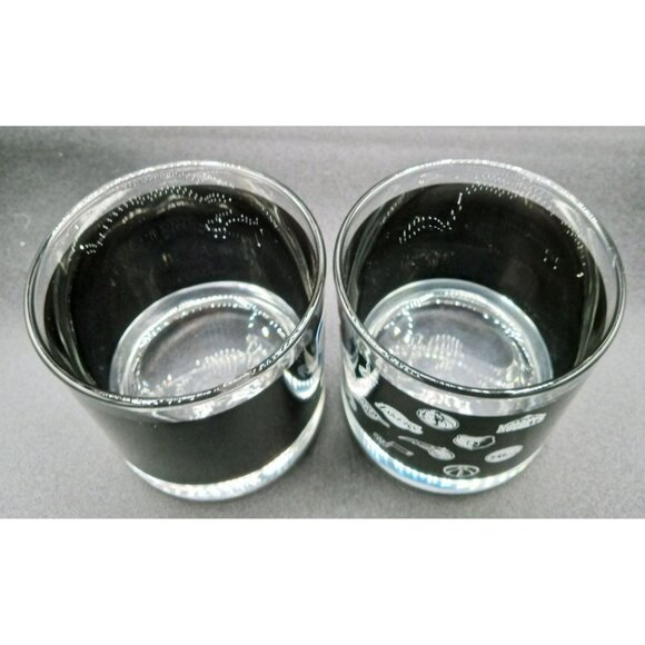 Pair of Jack Daniels Old No 7 NBA Drinking Rocks Glasses Team Logos Barware 3.25 - Picture 9 of 13